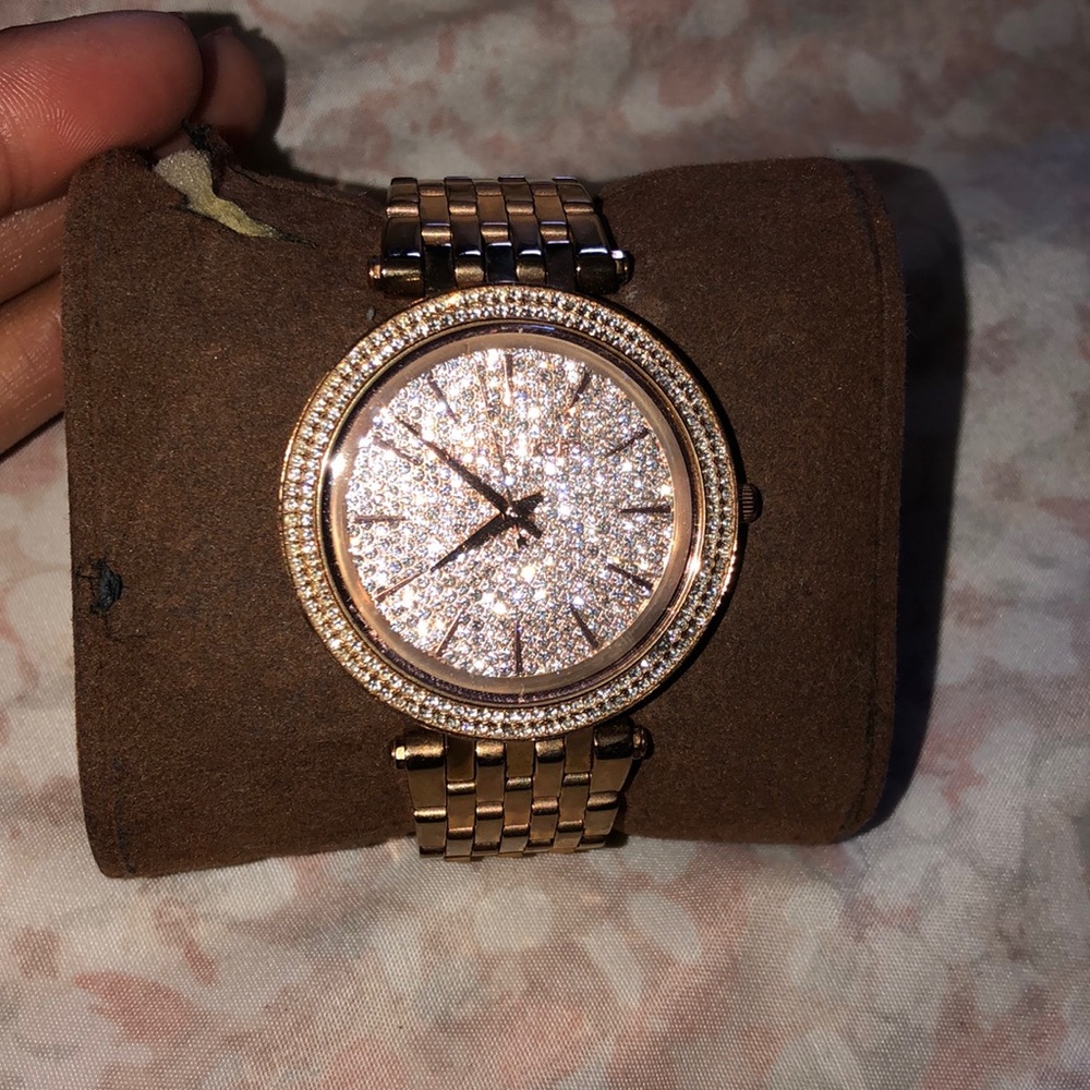 MK diamond watch